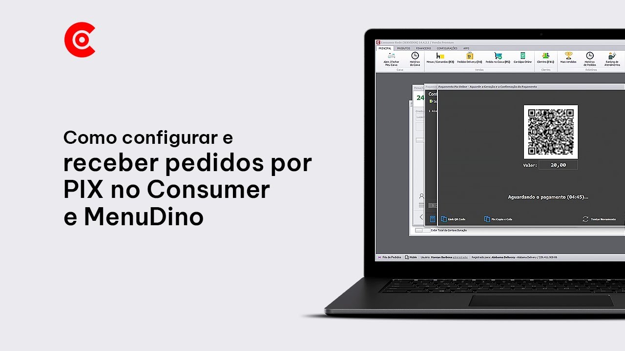 Como Configurar e Receber Pedidos por Pix no MenuDino e no Consumer? | Suporte Consumer