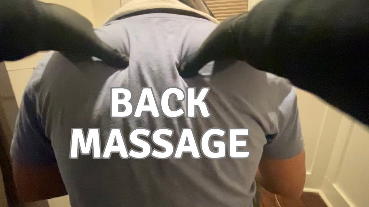 ASMR REAL PERSON🙌BACK MASSAGE🙌{FAST & AGGRESSIVE} ✅STRESS & TENSION RELIEF