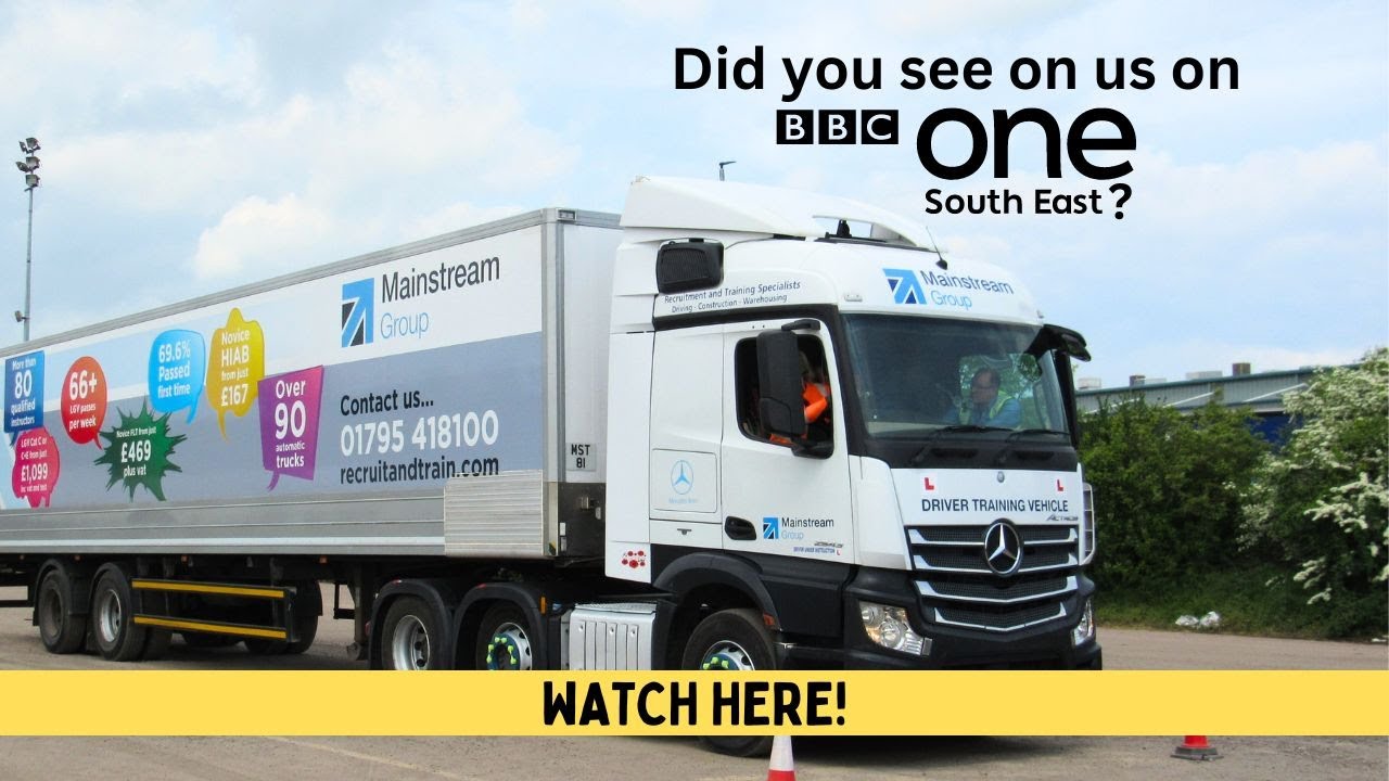 Mainstream on BBC - HGV Training