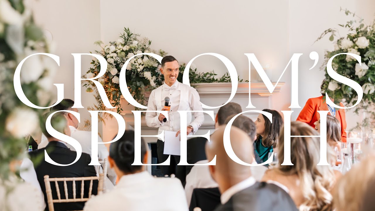 EMOTIONAL GROOM'S SPEECH | BEST WOMEN SPEECHES | OUR WEDDING 🤍