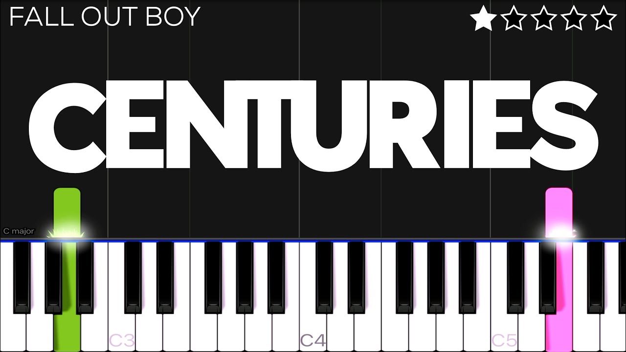 Fall Out Boy - Centuries | EASY Piano Tutorial