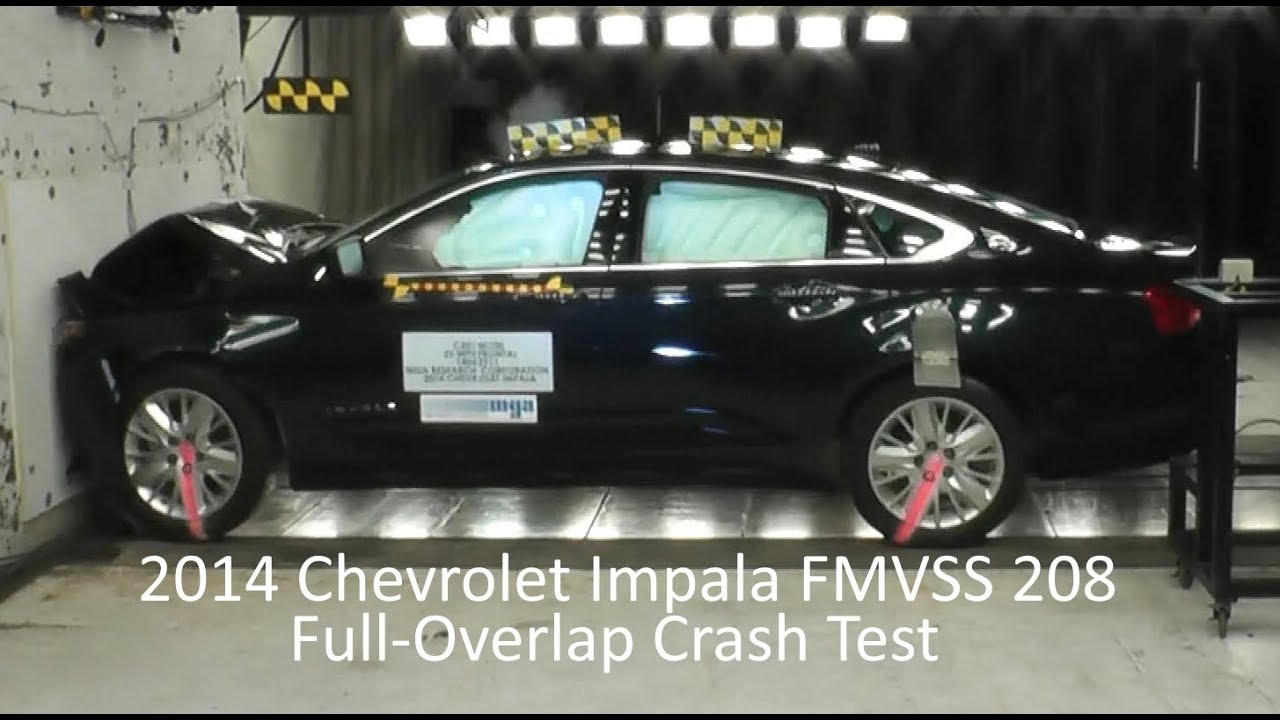 2014-2020 Chevrolet Impala FMVSS 208 Unbelted Frontal Crash Test