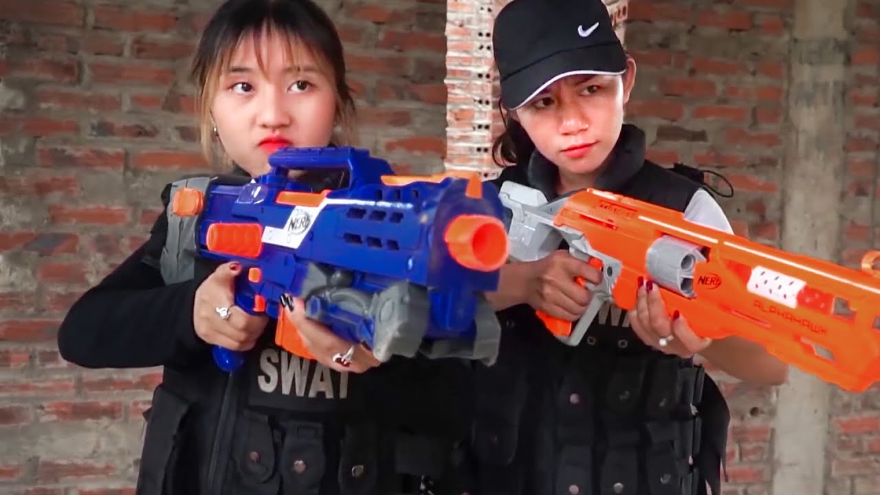 Xgirl Nerf Studio Top 2 Cherry&rsquo;s Action X Girl Nerf Confront The Criminal Group