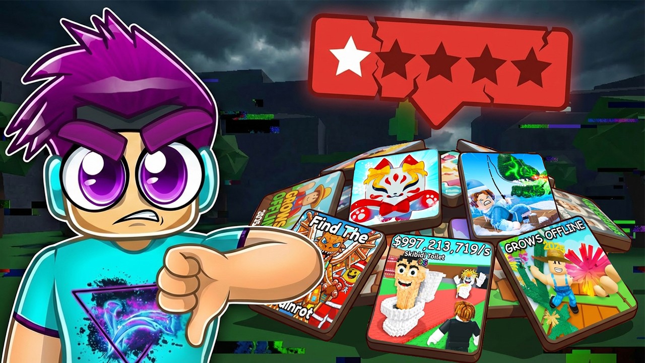 Testing the MOST DISLIKED Games on Roblox!