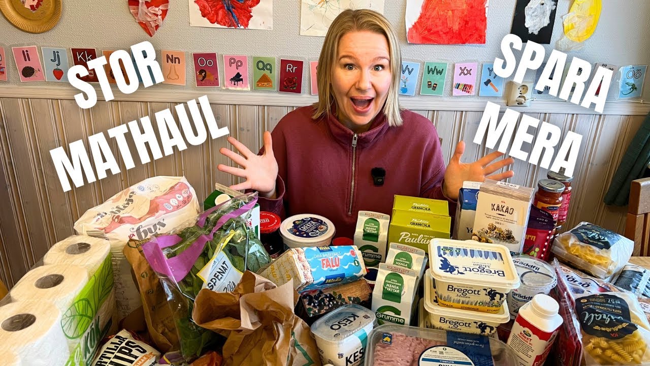 Spara 22 000+ per år?! 🤯 Mathaul med spartips 💰 