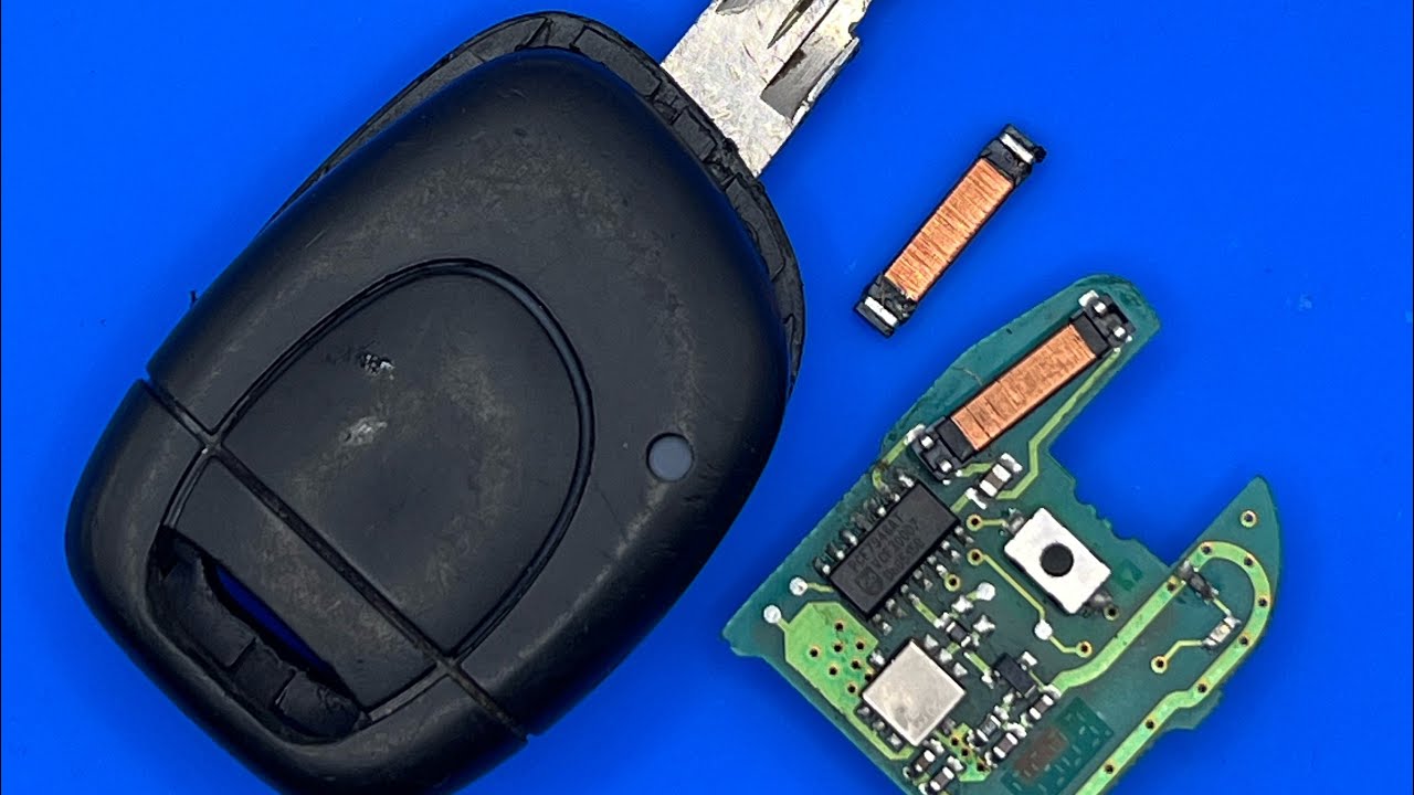 Not starting Renault Clio Kangoo remote key repair coil replacement