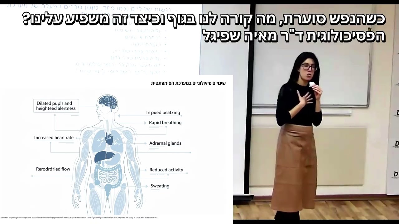 כשהנפש סוערת,  מה קורה לנו בגוף וכיצד זה משפיע עלינו? הפסיכולוגית ד