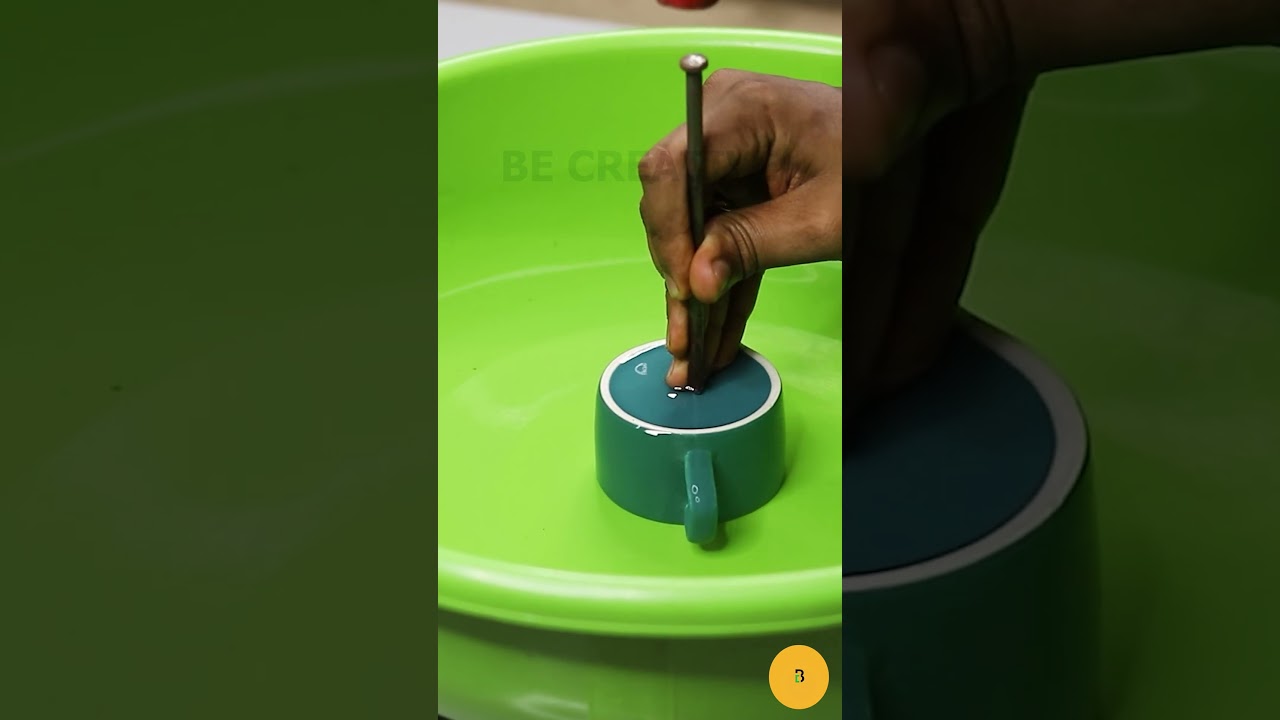 The perfect way to make a hole in a glass without breaking it