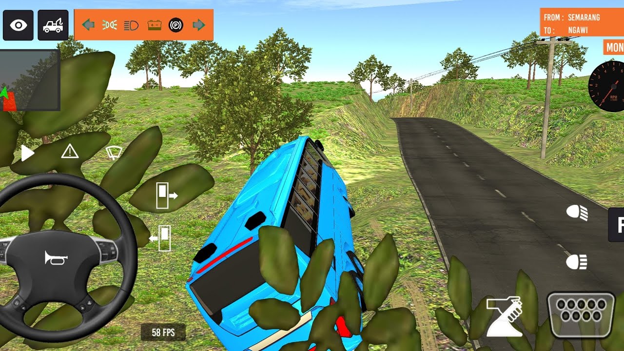 Euro Bus Driving Game PublicTransportation 2024 Indonesia BusSimulator Android Gameplay #86