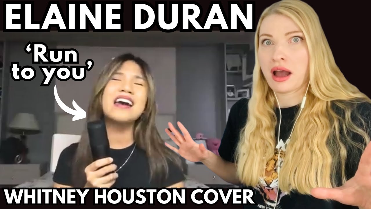 Vocal Coach Reacts: ELAINE DURAN 'Run To You' Whitney Houston Cover In Depth Analysis!