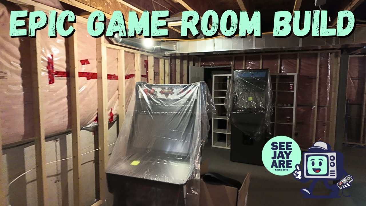 Building The Ultimate Game Room - Episode 3 - We Have Walls!