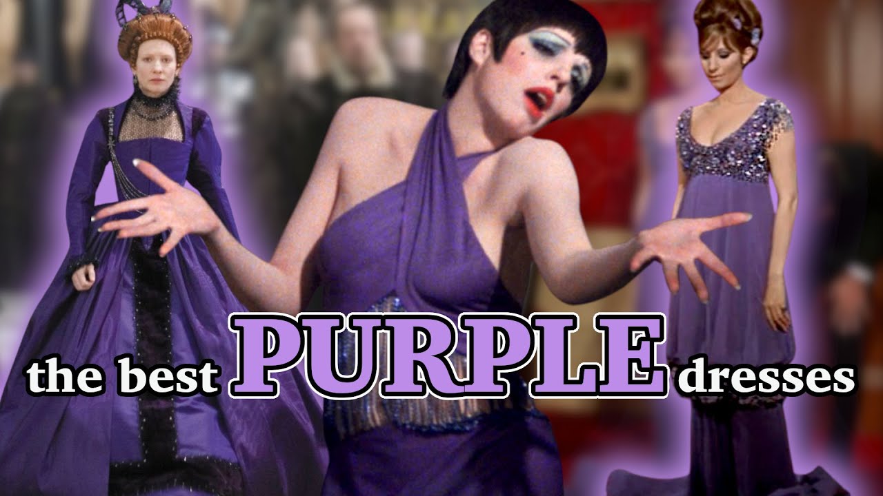 15 of the best purple dresses in cinematic history 💜🍇☂️