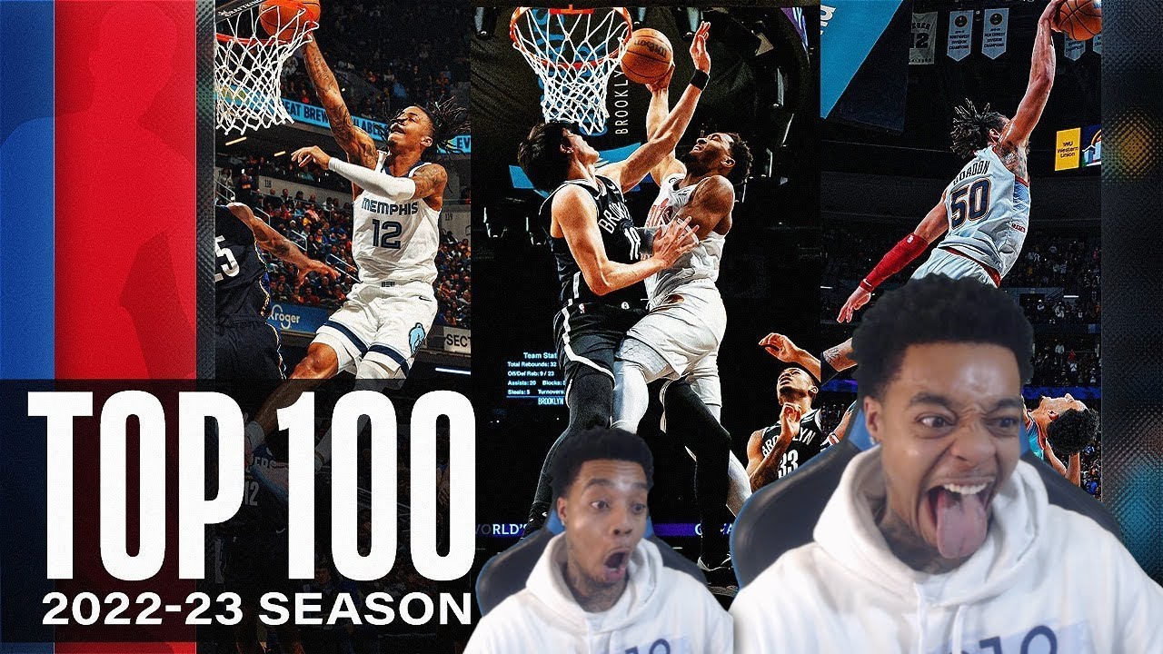 FlightReacts To The Top 100 Dunks of the 2022-23 NBA Season!