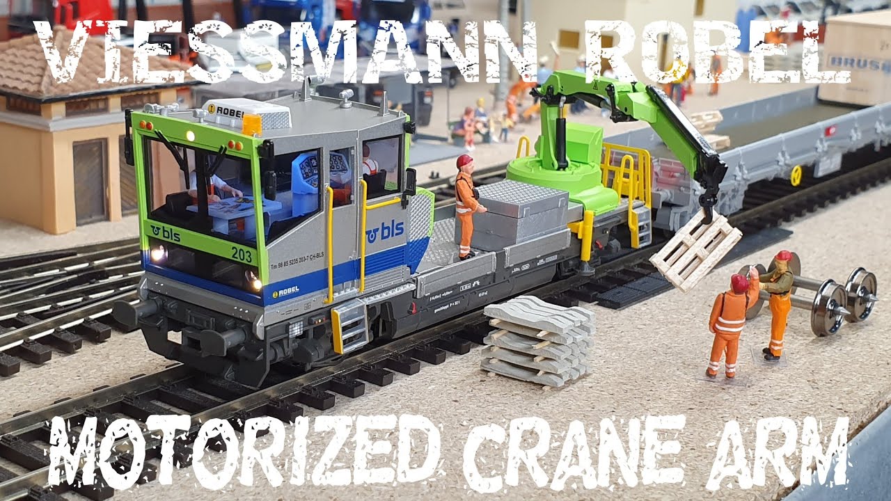 Viessmann ROBEL - MOW car with motorized crane arm