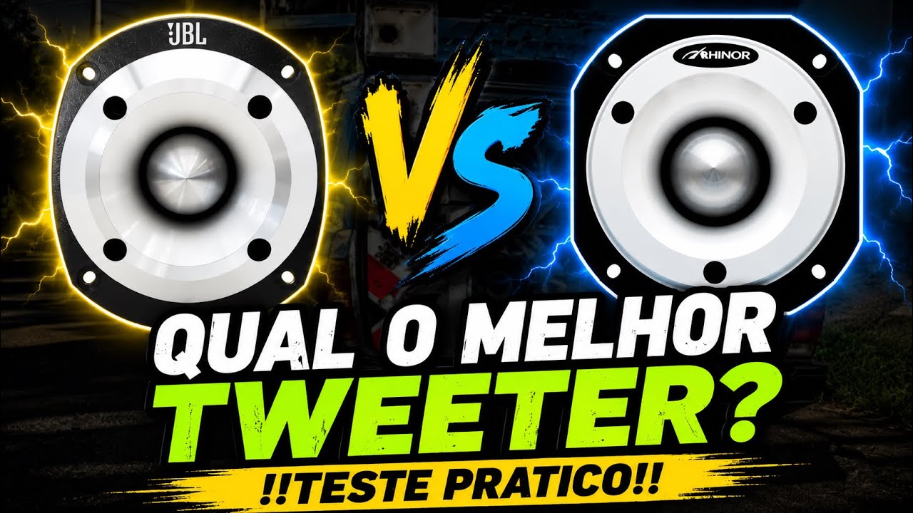 TWEETER JBL ST400 VS HINOR HST600 !!! QUAL O MELHOR??? TESTE PRATICO!!!