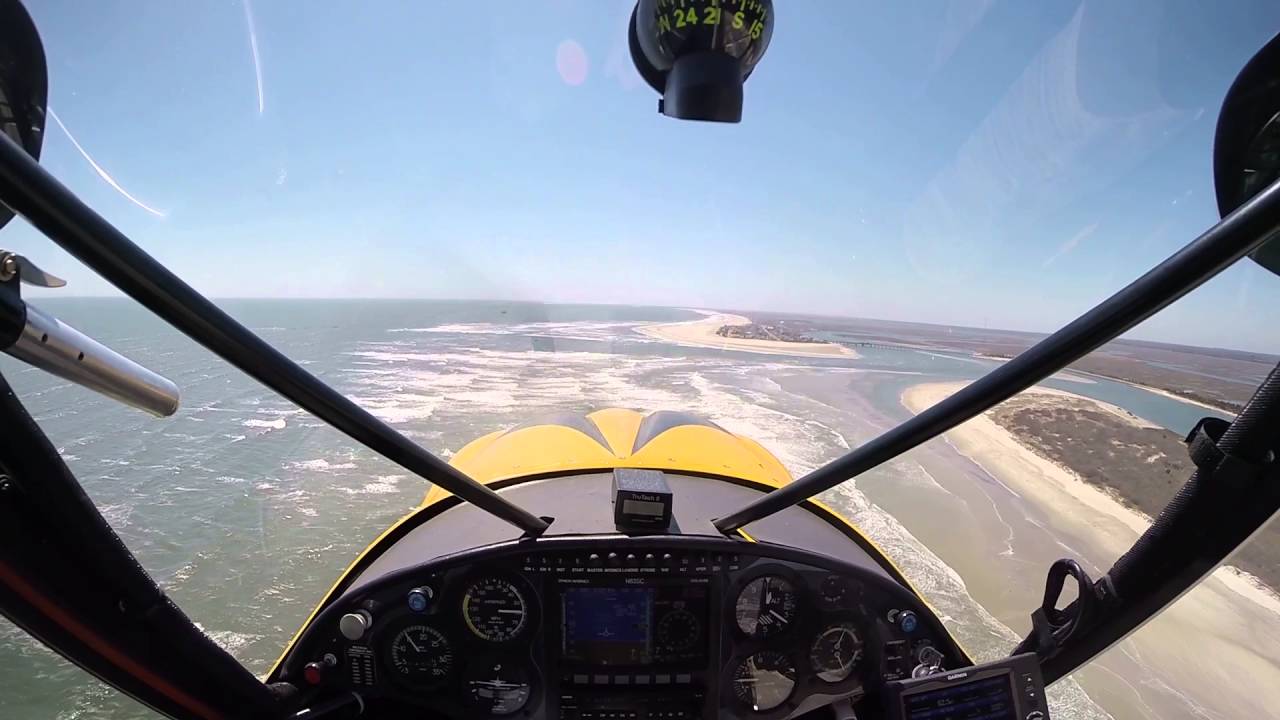 Cubcrafter's Carbon Cub on Southern New Jersey's Coastline