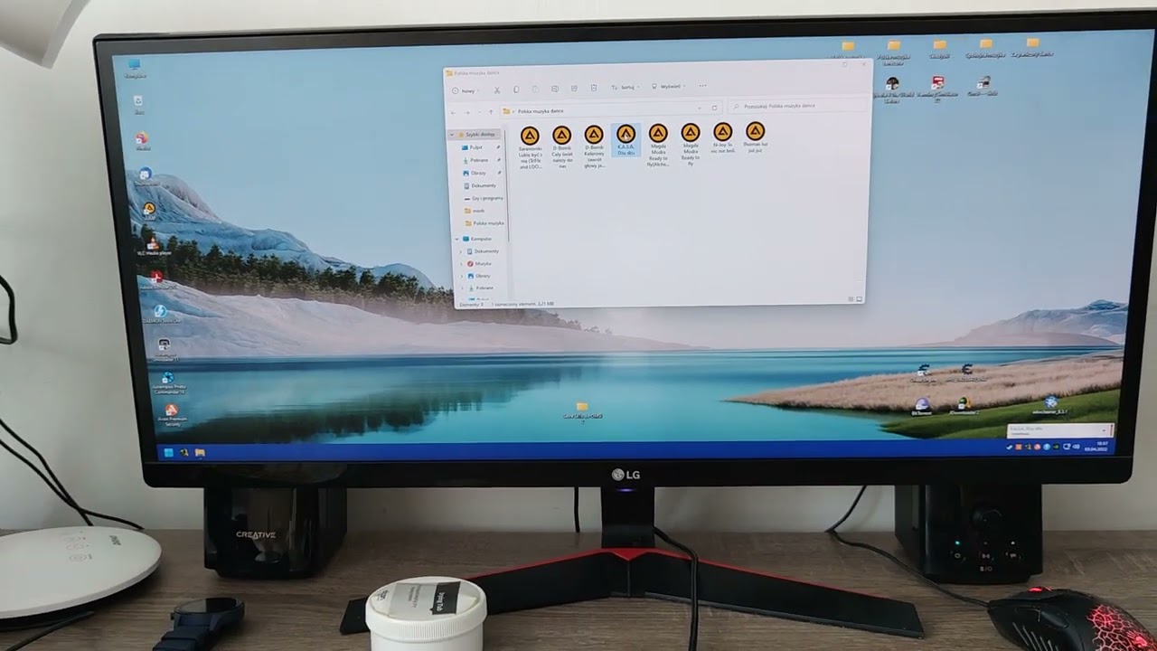 Test odtwarzania muzyki z głośnik&oacute;w Creative T60
