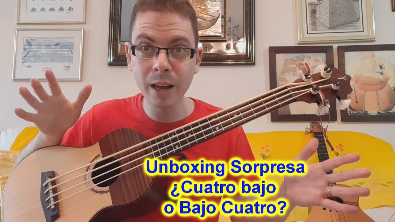 Unboxing sorpresa de Ideal Music ¿Bajo Cuatro o Cuatro Bajo?