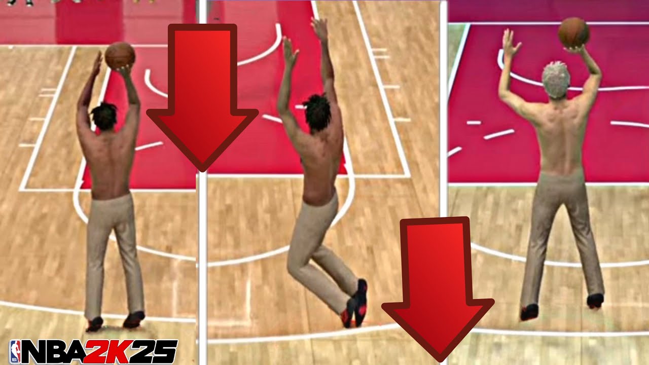 NBA 2K25… but my jumpshot gets UGLIER every game.