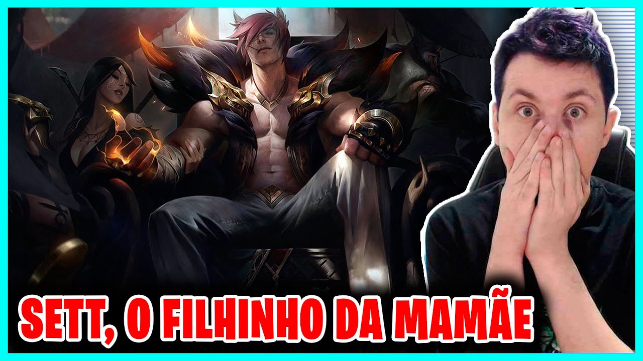 HISTÓRIA DE SETT, O CHEFE RESUMIDA | Selp | REACT DO MORENO | League of Legends