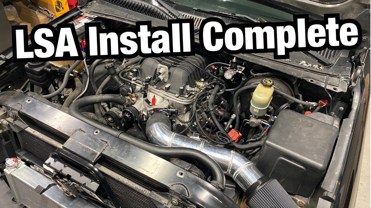 LSA Swapped Silverado is DONE! + ONE-OFF aluminum intake tube v2