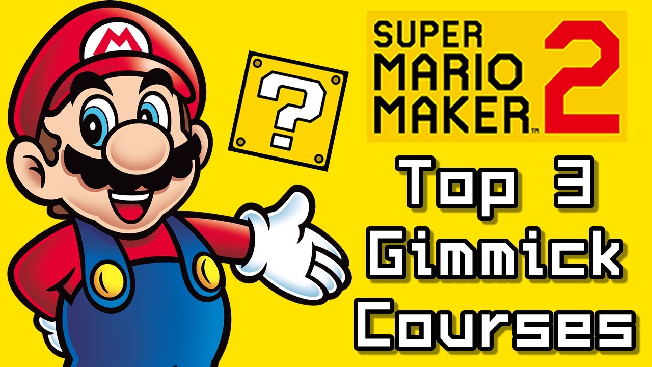 Super Mario Maker 2 Top 3 GIMMICK Courses (Switch)