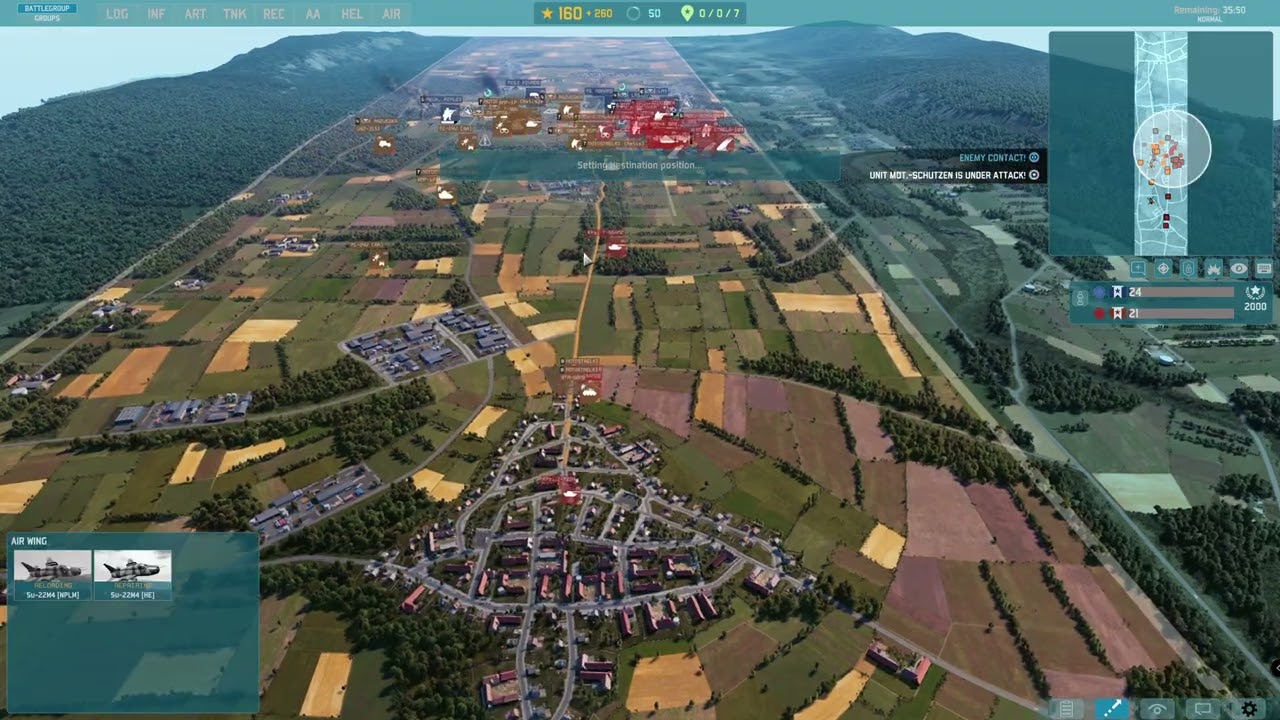 WARNO 2v2 on Battle for Death Row with 5. Panzerdivision Gameplay