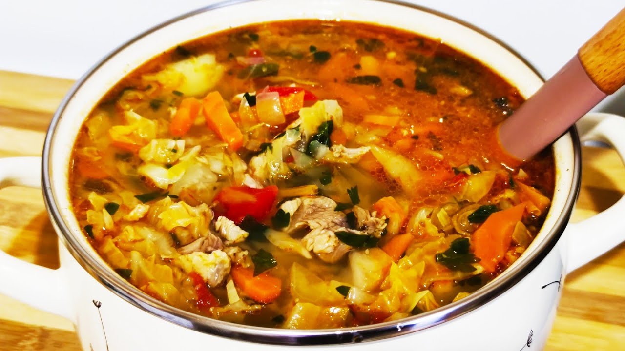 как приготовить щи из свежей капусты ! домашние вкусные щи . рецепт приготовления