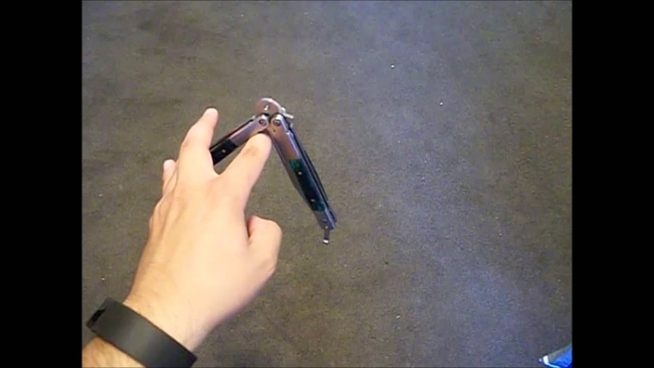 Beginner Butterfly Knife Tricks (Lefty)