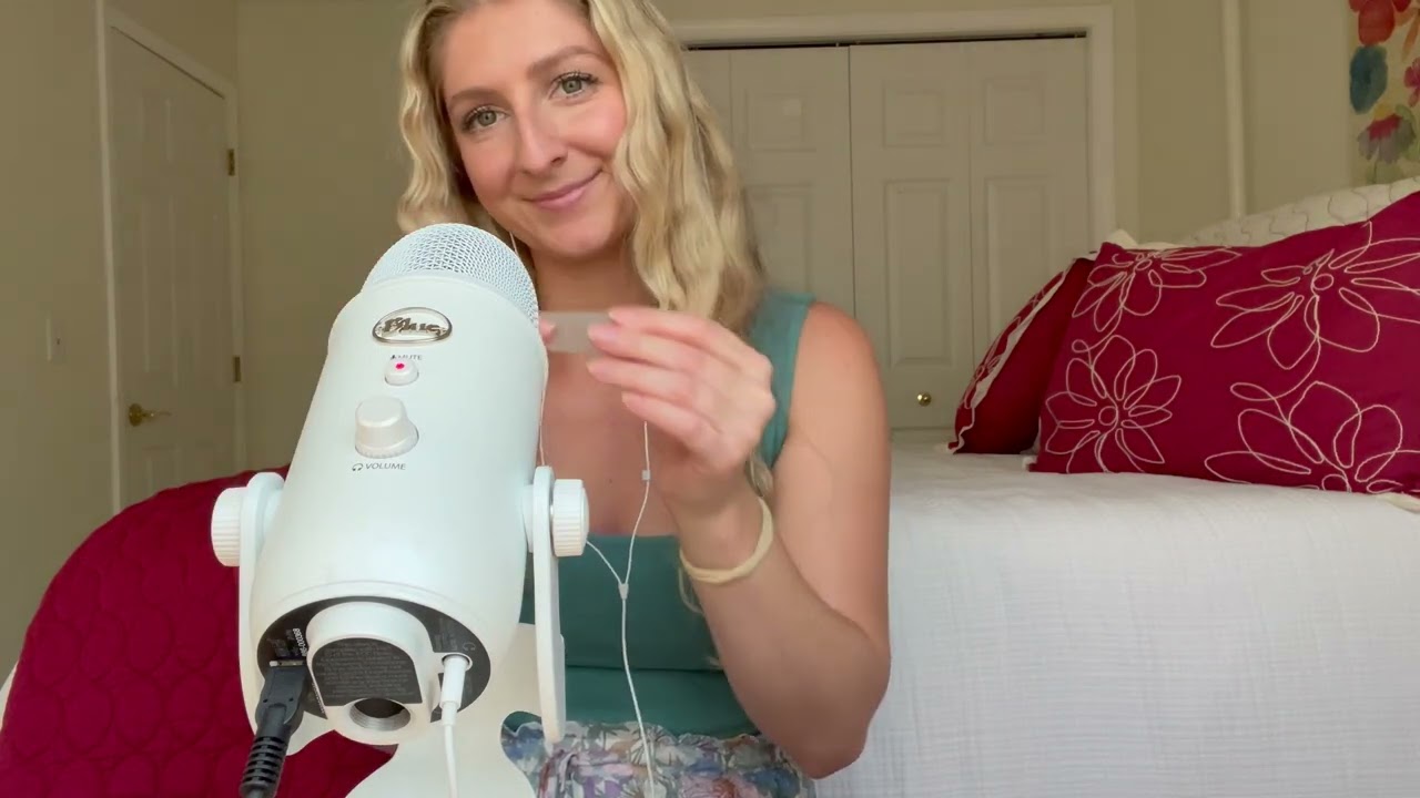 ASMR Tape Peeling on the Microphone
