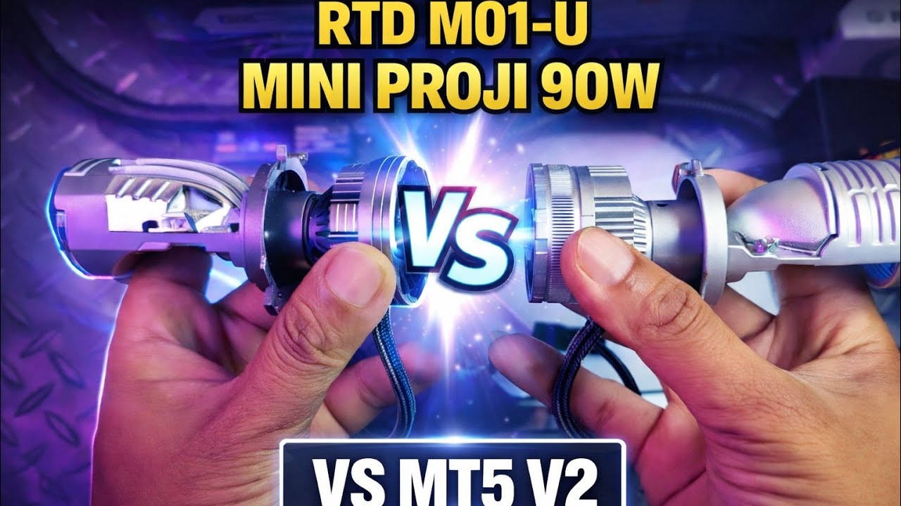 🔥RTD RAYTON M01-U Mini Projie H4 Premium 90 Watt??,Emang gilaaaak🔥 
