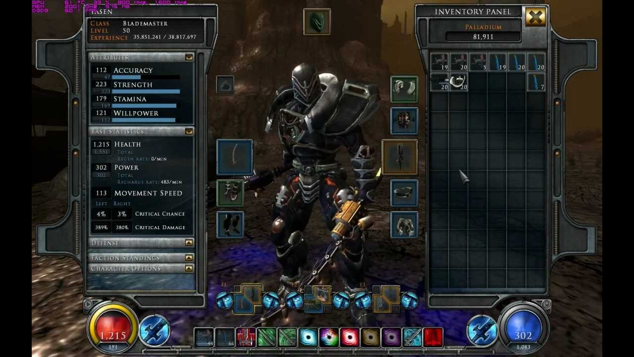 Hellgate London PC My Super Blademaster lvl 50