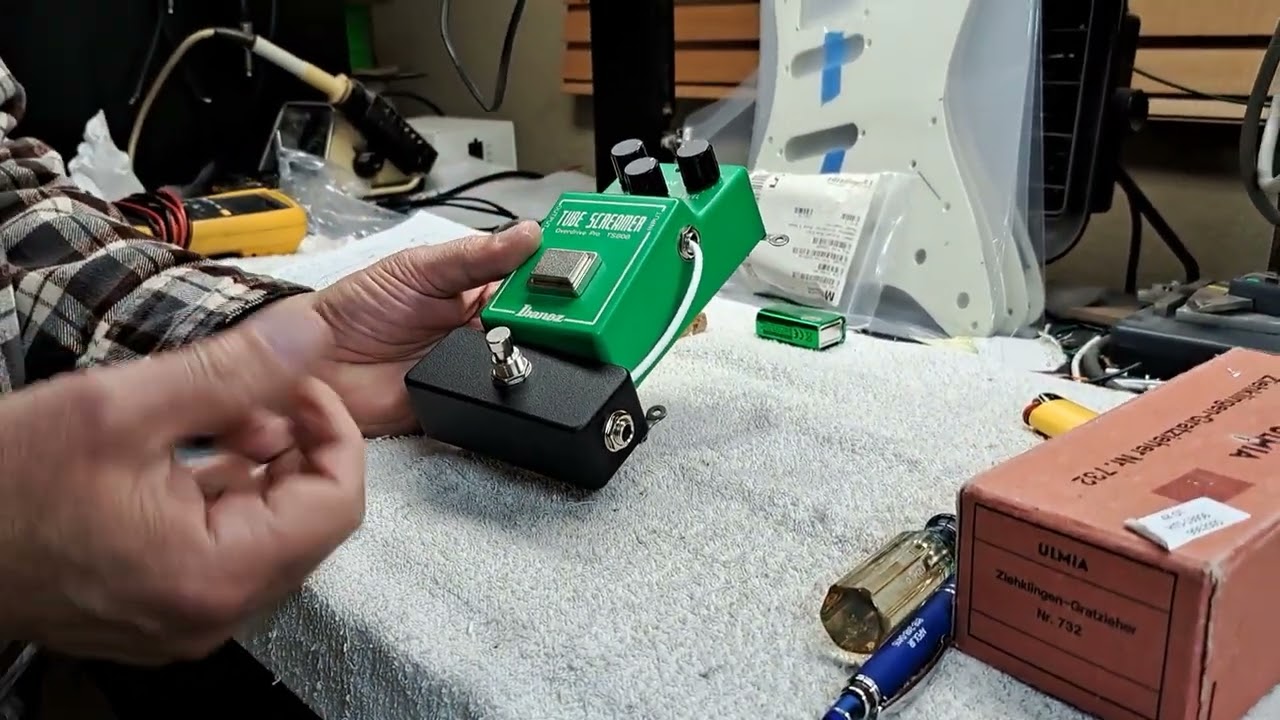 Tube Screamer bypass mod - Bob Gjika Tone & Tech Talk with diagram/schematic