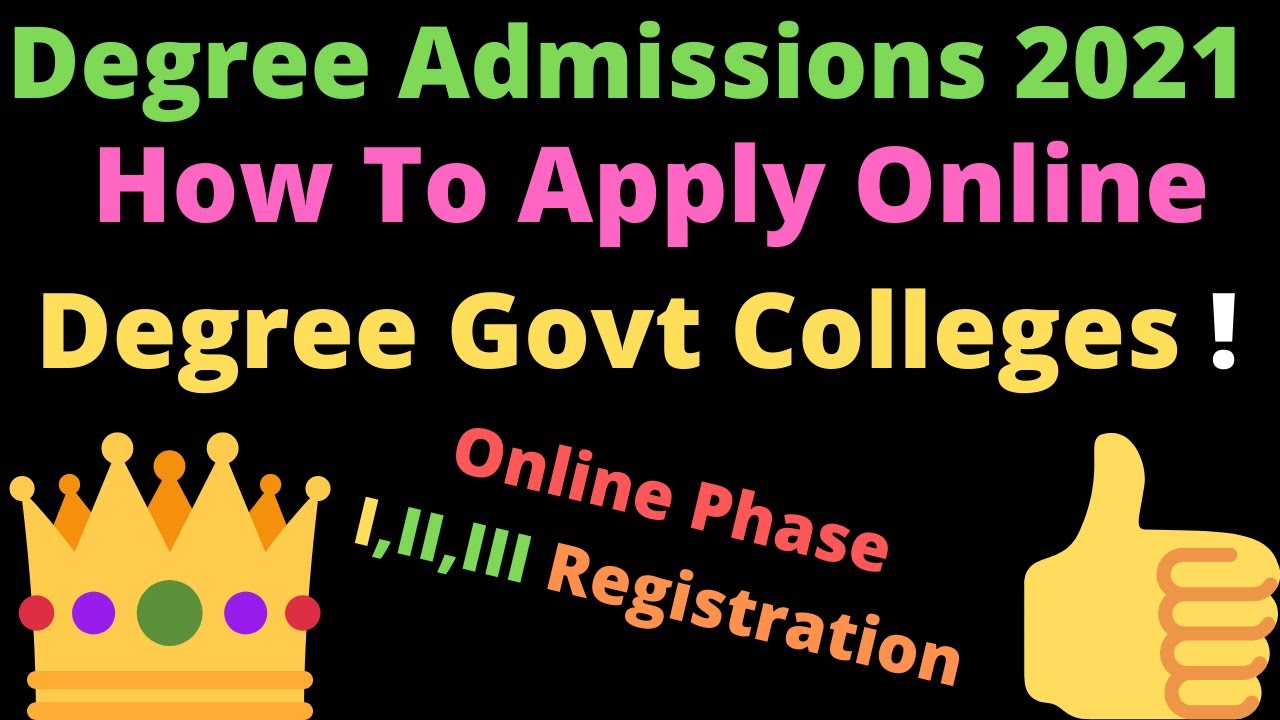How To Apply For Degree Admission in Telangana || Ts Degree Online Application Form|Dost Application