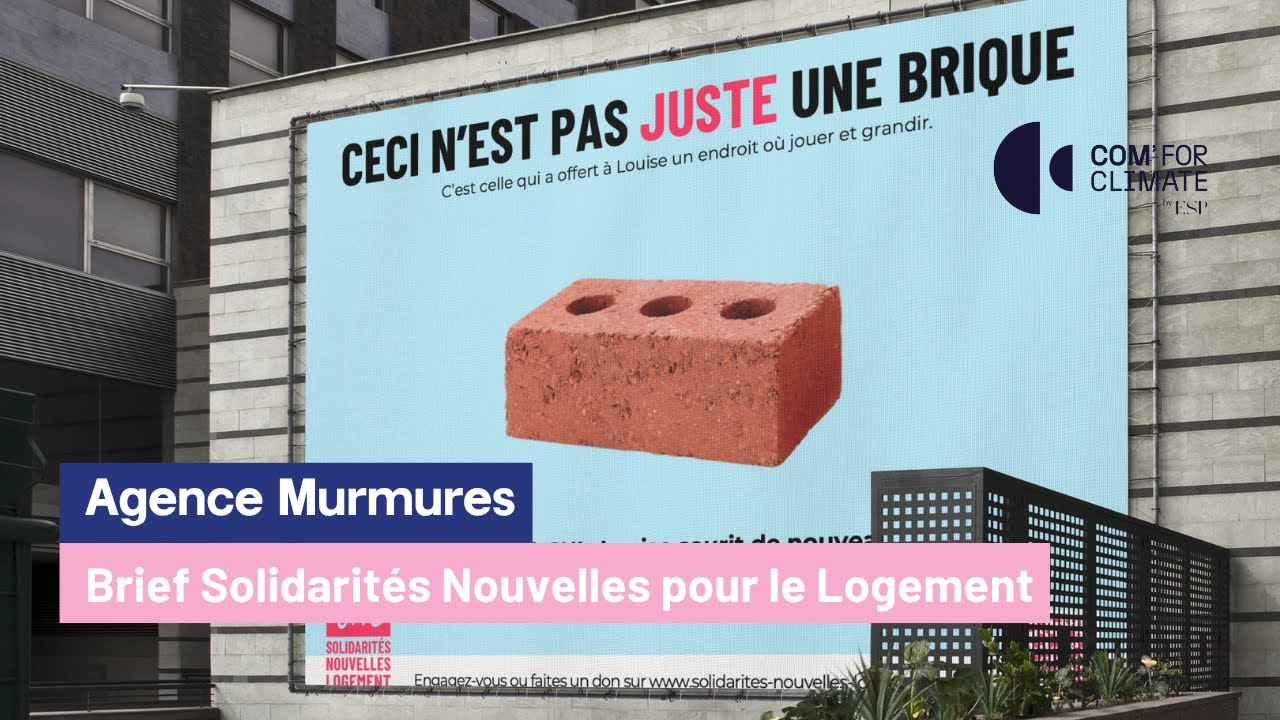 🚀 Murmures, shortlist&eacute;e du brief SOLIDARIT&Eacute;S NOUVELLES LOGEMENT - 3e &eacute;dition de Com' for Climate