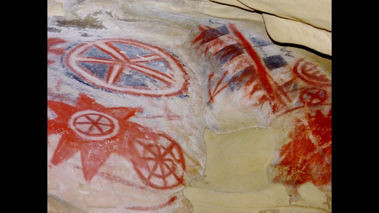 Painted Cave - Chumash Pictographs Of Santa Barbara - California