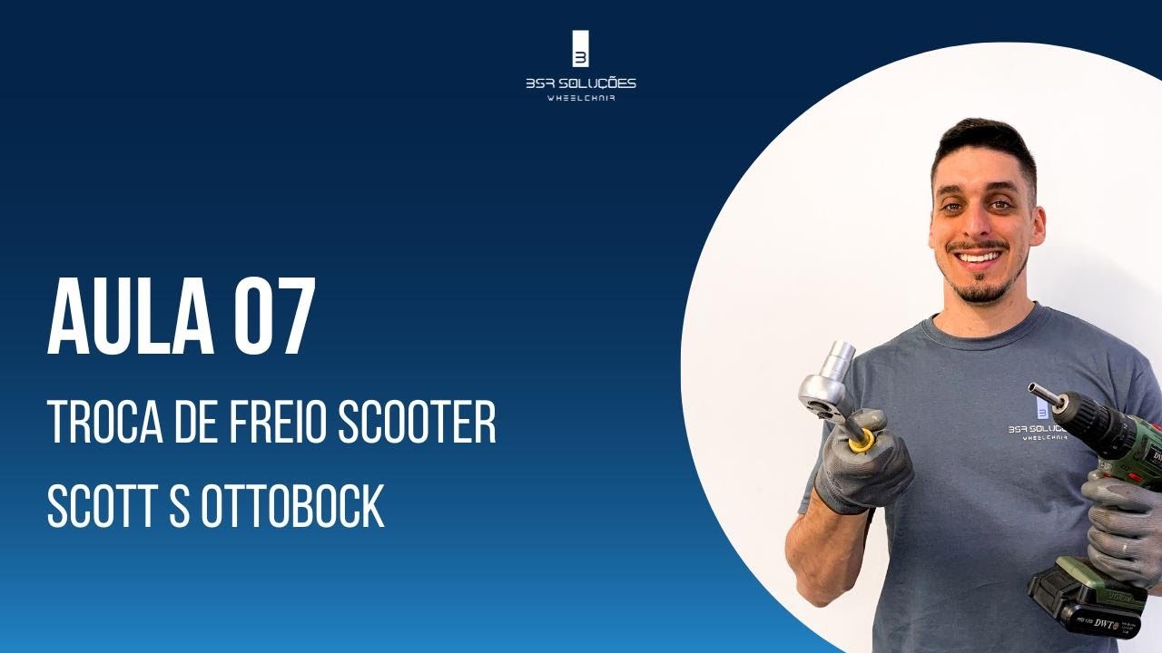 Troca de Defeito freio Scooter Scott S Ottobock #cadeiraderodas #pcd #cadeirantes #manutenção