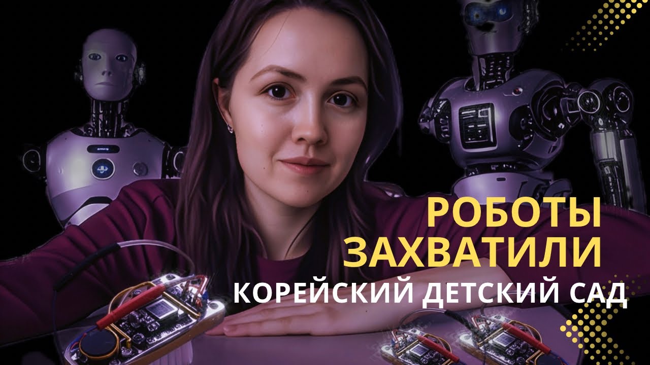 Роботы в корейском детсаду — кто разрешил?!