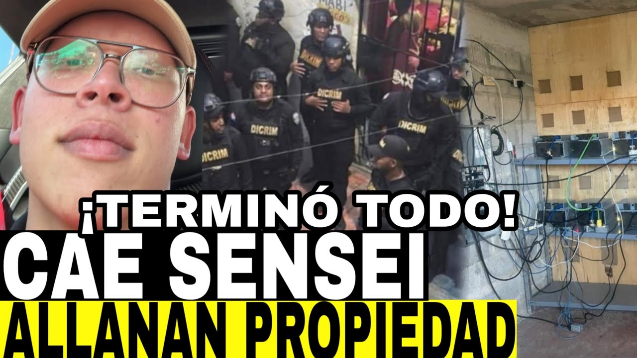CAE EL SENSEI LA POLICIA CIERRA CENTRO DE VENTAS DE CRIPTOMONEDAS EN SANTO DOMINGO ESTE NO DEJAN NA