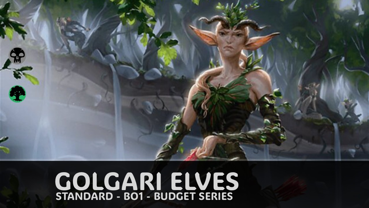 Climb BO1 Standard with BUDGET Golgari Elves | MTG Arena (No Commentary)