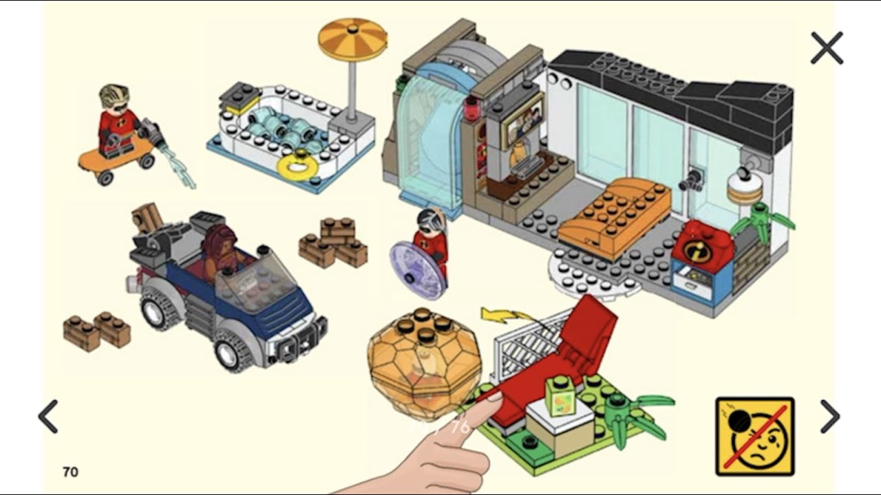 LEGO The Incredibles The Great Home Escape 10761 Building Instructions