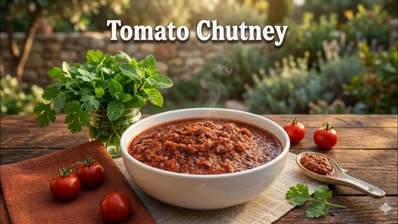 “Laal Tamatar Ki Chatpati Chutney – Har Bite Ko Bana De Aur Bhi Tasty!”