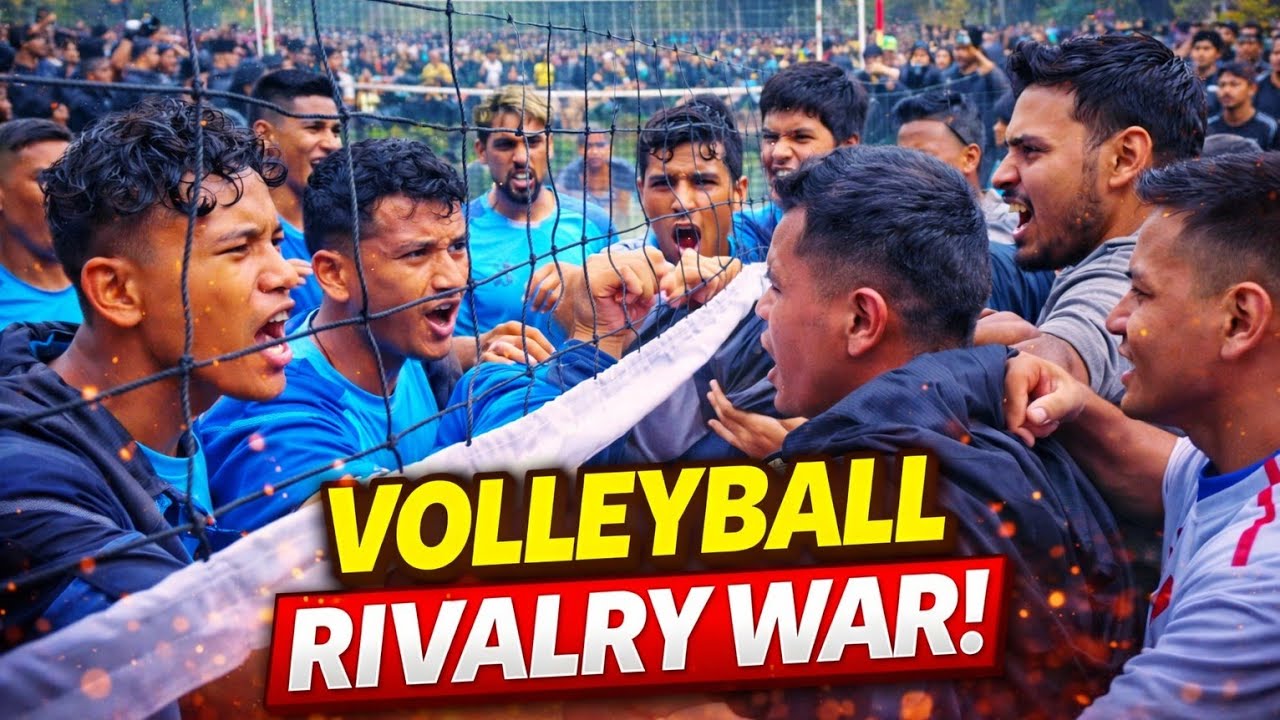 भारतमा नेपाली र देशी खेलाडी बिच भयो लफडा हेर्नुस भिडियो !!Nepal vs india volleyball game in delhi #