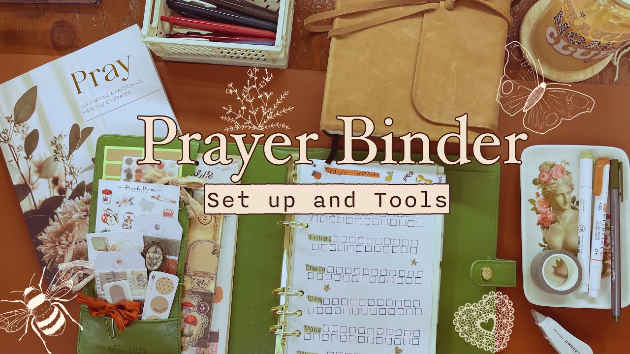 Inside my prayer binder 2024