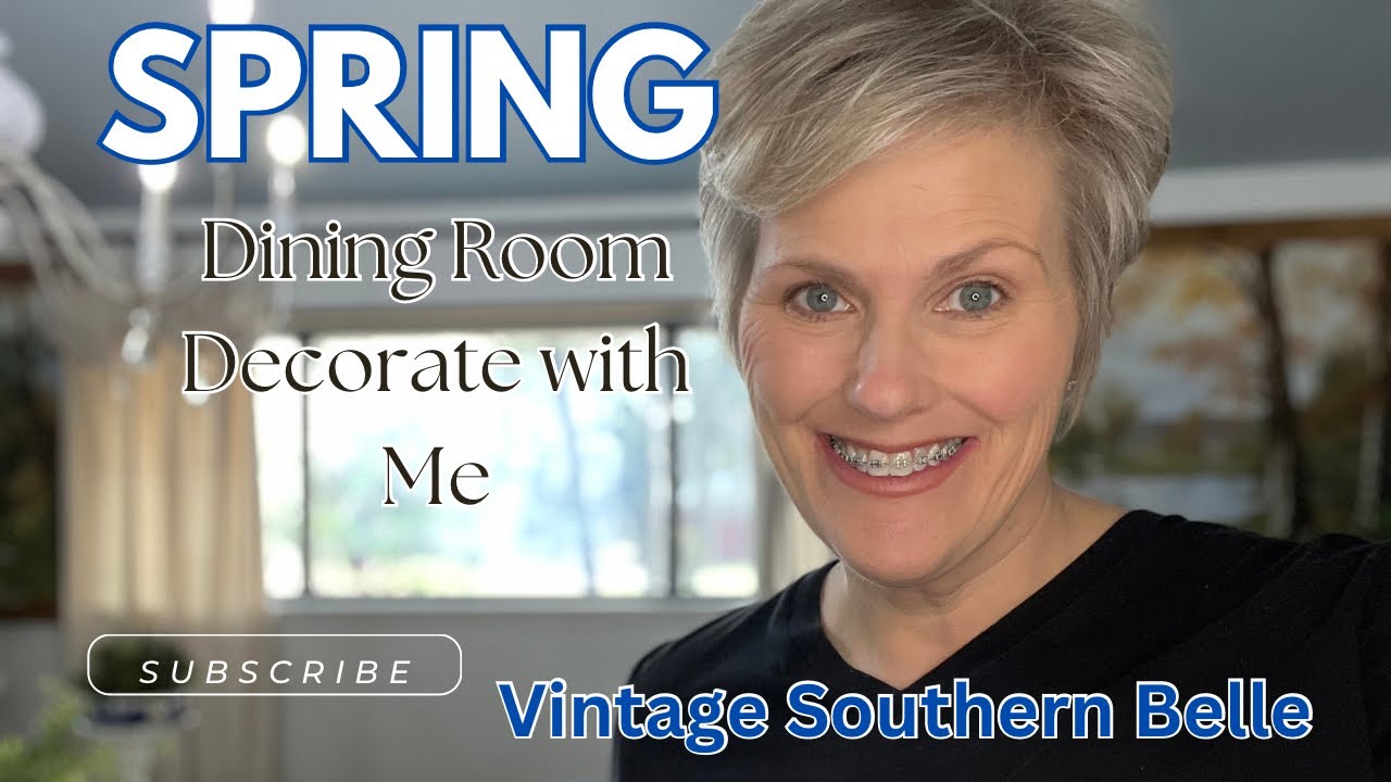 NEW 🌷 Spring Decorate with Me/ Spring Dining Room Decor