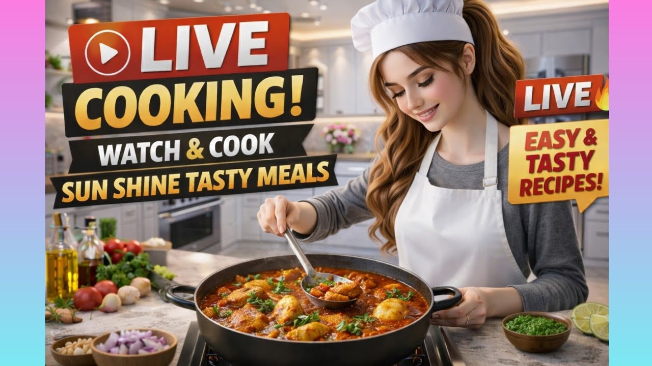 Sun Shine Tasty Meals Is Live With Yummy Chicken Karahi Recipe 😋