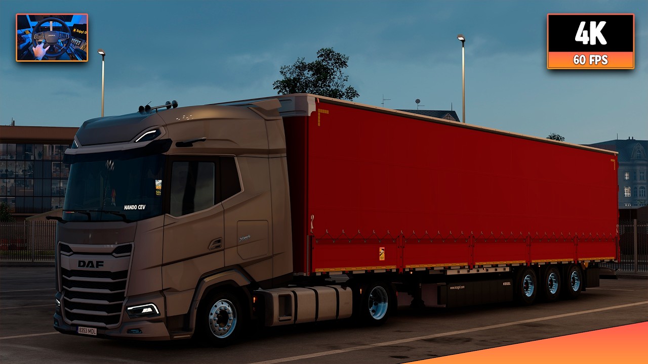 DAF XG+ 530 | Gavle - Oslo | ETS2 1.58 4K Gameplay + Wheel Cam