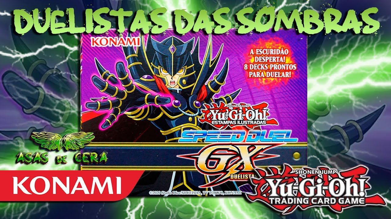Konami YU-GI-OH! GX SPEED DUEL DUELISTAS DAS SOMBRAS Unboxing BR - O Colecionário 223