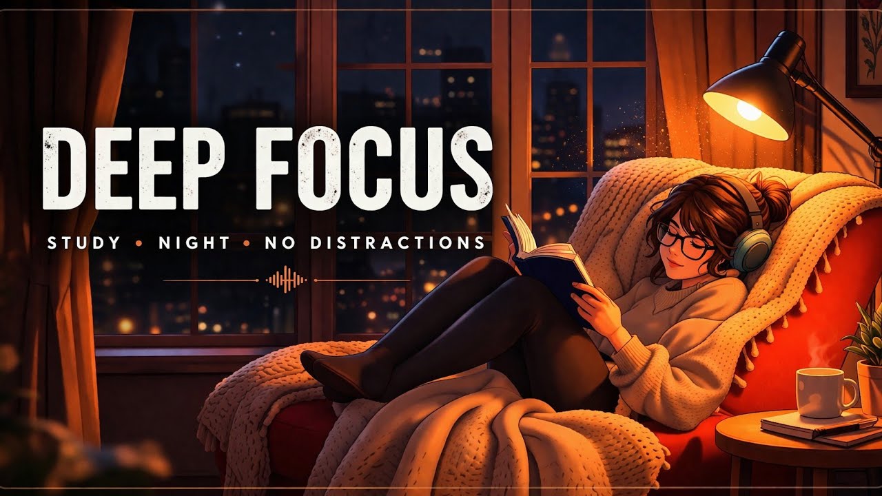 Dreamy Night Focus | Ambient Soundscapes for Deep Study & Productivity 🎧