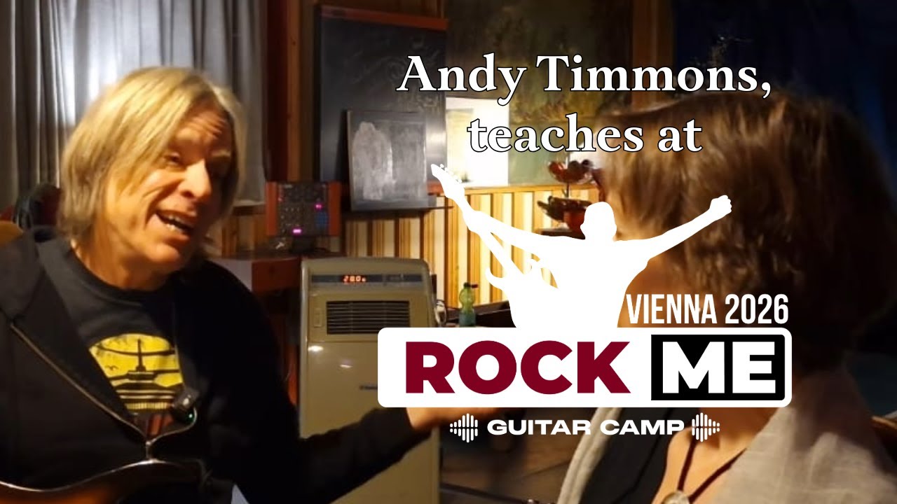 🎸 Andy Timmons Interview – His Experience with Guitar Camps & Rock Me Vienna 2026! 🎸
